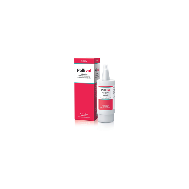 Ursapharm Pollival 0,5 Mg/ml Collirio, Soluzione Azelastina Cloridrato Ursapharm Pollival 0,5 Mg/ml Collirio, Soluzione Azelastina Cloridrato