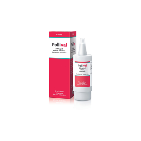 Ursapharm Pollival 0,5 Mg/ml Collirio, Soluzione Azelastina Cloridrato Ursapharm Pollival 0,5 Mg/ml Collirio, Soluzione Azelastina Cloridrato