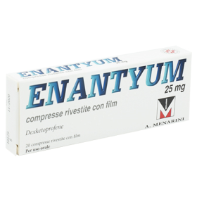 Farma 1000 Enantyum 25 Mg Compresse Rivestite Con Film Dexketoprofene
