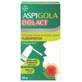 Bayer Aspigoladolact 8,75 Mg/dose Spray Per Mucosa Orale, Soluzione Flurbiprofene Medicinale Equivalente