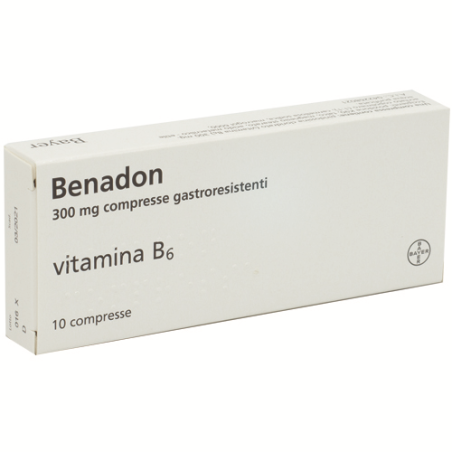 New Pharmashop Benadon®® 300 Mg Compresse Gastroresistenti Vitamina B6 New Pharmashop Benadon®® 300 Mg Compresse Gastroresistenti Vitamina B6