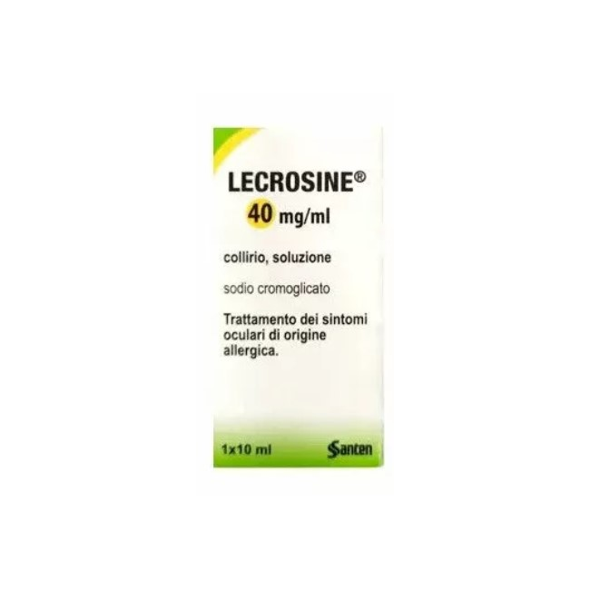 Santen Lecrosine 40 Mg/ml Collirio, Soluzione Sodio Cromoglicato Santen Lecrosine 40 Mg/ml Collirio, Soluzione Sodio Cromoglicato