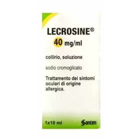 Santen Lecrosine 40 Mg/ml Collirio, Soluzione Sodio Cromoglicato Santen Lecrosine 40 Mg/ml Collirio, Soluzione Sodio Cromoglicato