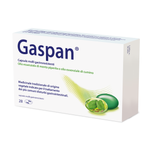 Schwabe Pharma Gaspan Capsule Molli Gastroresistenti Olio Essenziale Di Menta Piperita E Olio Essenziale Di Cumino