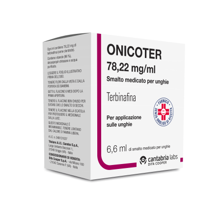 Sandoz Onicoter 78,22 Mg/ml Smalto Medicato Per Unghie Terbinafina Sandoz Onicoter 78,22 Mg/ml Smalto Medicato Per Unghie Terbinafina