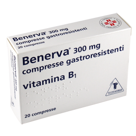Gmm Farma Benerva 300 Mg Compresse Gastroresistenti Tiamina Cloridrato