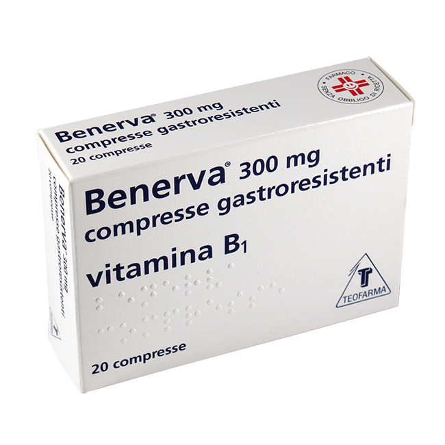 Gmm Farma Benerva 300 Mg Compresse Gastroresistenti Tiamina Cloridrato Gmm Farma Benerva 300 Mg Compresse Gastroresistenti Tiamina Cloridrato