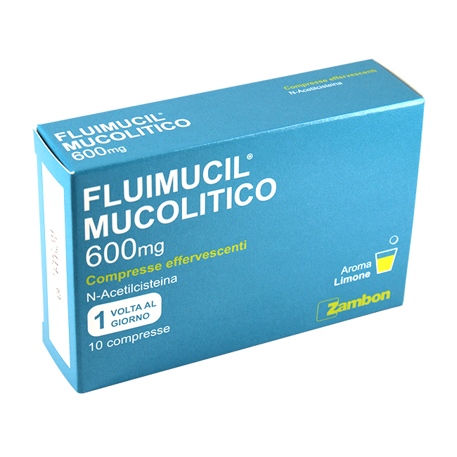 Gmm Farma Fluimucil Mucol 10 Compresse Eff600mg Gmm Farma Fluimucil Mucol 10 Compresse Eff600mg