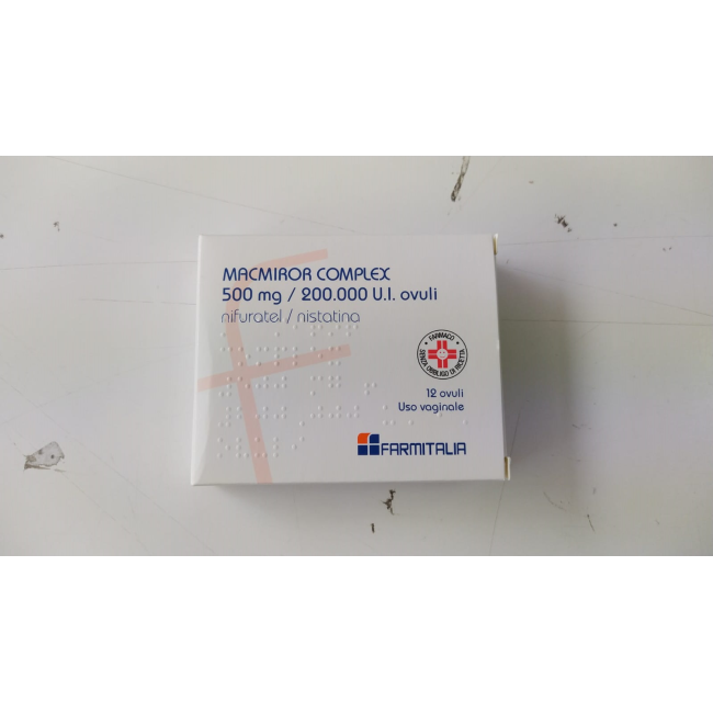 New Pharmashop Macmiror Complex 500 Mg/200.000 U.i. Ovuli Vaginali Nifuratel E Nistatina New Pharmashop Macmiror Complex 500 Mg/200.000 U.i. Ovuli Vaginali Nifuratel E Nistatina