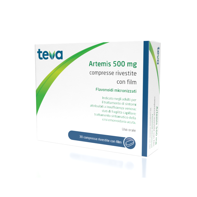 Teva Artemis 30 Compresse Rivestite 500mg Teva Artemis 30 Compresse Rivestite 500mg