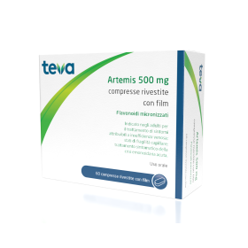 Teva Artemis 60 Compresse Rivestite 500mg