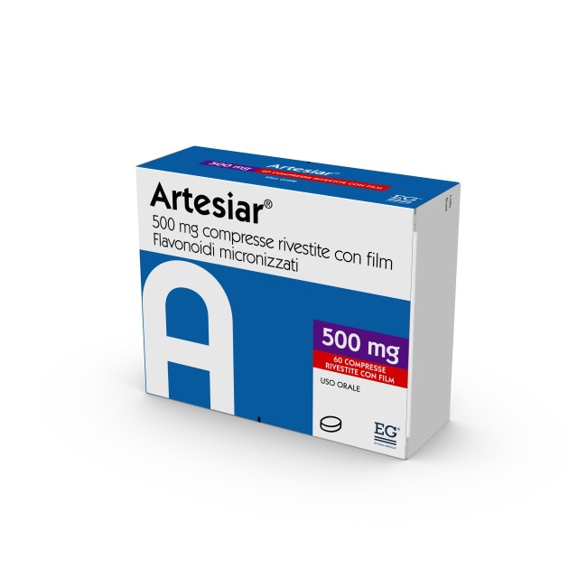 Eg Eurogenerici Artesiar 500 Mg Compresse Rivestite Con Film Flavonoidi Micronizzati, Come Diosmina E Altri Flavonoidi Espressi Eg Eurogenerici Artesiar 500 Mg Compresse Rivestite Con Film Flavonoidi Micronizzati, Come Diosmina E Altri Flavonoidi Espressi