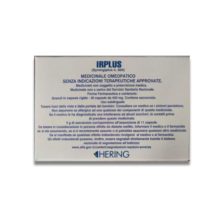 Hering Irplus 30 Capsule 450mg Hering Irplus 30 Capsule 450mg