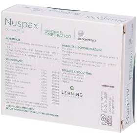 Lehning Laboratoires Nuspax 60 Compresse Masticabili Lehning Laboratoires Nuspax 60 Compresse Masticabili