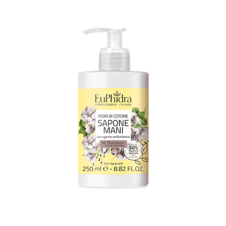 Euphidra Sapone Liquido Fiori Di Cotone 250 Ml