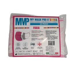 Mymask Pro Mascherina Chirurgica Ii Fuxia Small 10 Pezzi