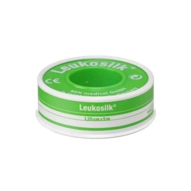 Cerotto Leukosilk Ipoallergenico 500x1,25 Cm