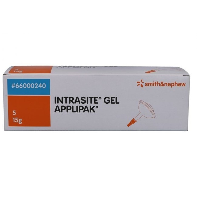 Medicazione A Base Di Idrogel Amorfo Per Sbrigliamento Del Tessuto Necrotico Confezione Con Applicatore Applipak 15g 5 Pezzi Medicazione A Base Di Idrogel Amorfo Per Sbrigliamento Del Tessuto Necrotico Confezione Con Applicatore Applipak 15g 5 Pezzi