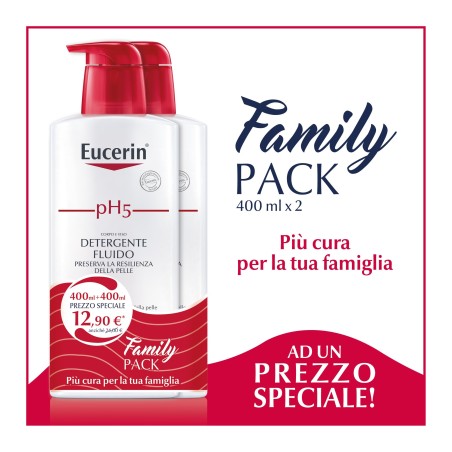 EUCERIN PH5 DET FLUIDO BIPACCO