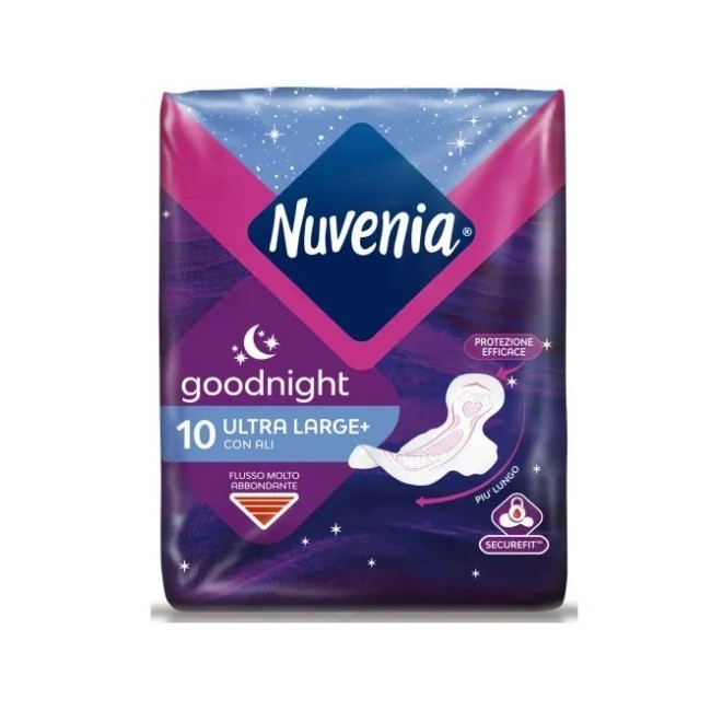 Nuvenia Ultra Notte Con Ali 10 Pezzi