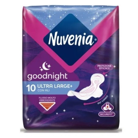 Nuvenia Ultra Notte Con Ali 10 Pezzi