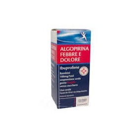 Algopirina Febbre E Dolore Bambini 100mg/5ml Sospensione Orale Gusto Fragola Senza Zucchero Algopirina Febbre E Dolore Bambini
