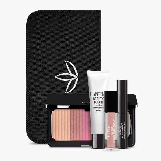 Euphidra Set Make Up Pelli Medie/scure Con 1 Correttore + 1 Mini Mascara + 1 Lipgloss + 1 Face Palette
