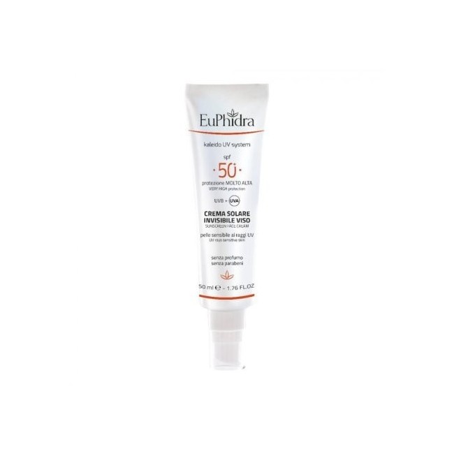 Euphidra Uv System Crema Solare Ultraprotettiva Viso 50+ 50 Ml + Fluido Viso Doposole 50 Ml