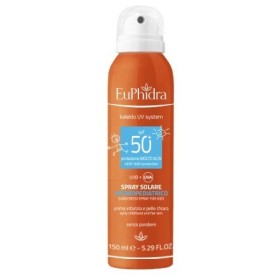 Euphidra Uv System Spray 50+ Borpo Bambini 150 Ml + Doccia Bronze