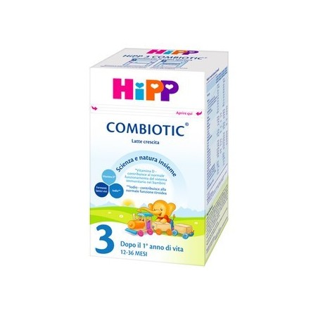 HIPP 3 LATTE COMB CRESC 600G