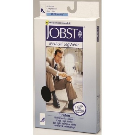 Calza Compressiva Jobst For Men 15-20mmhg Gambaletto Bordeaux 4