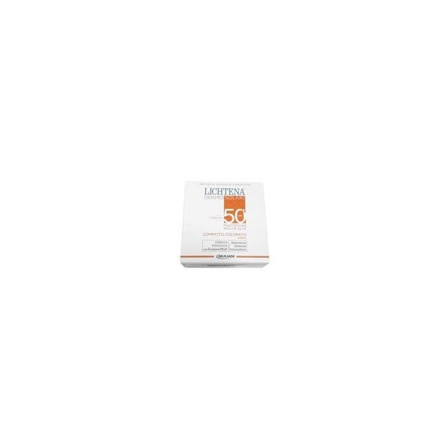 Lichtena Dermosolari Compatto Colorato Spf 50+ Honey 10 G
