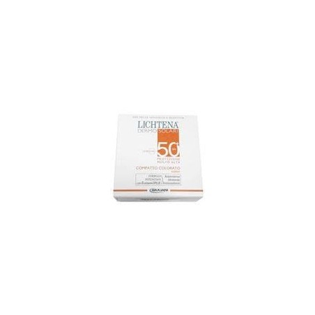 Lichtena Dermosolari Compatto Colorato Spf 50+ Honey 10 G