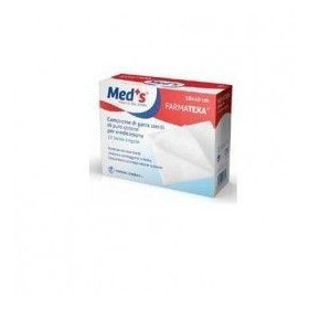 Garza Compressa Meds Tessuto Non Tessuto Peel Open 5x5cm 12 Pezzi