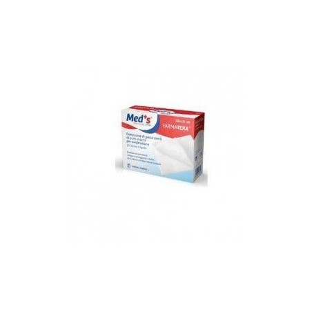 Garza Compressa Meds Tessuto Non Tessuto Peel Open 5x5cm 12 Pezzi
