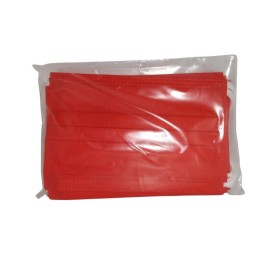 Mymask Pro Mascherina Chirurgica Ii Rosso Small 10 Pezzi