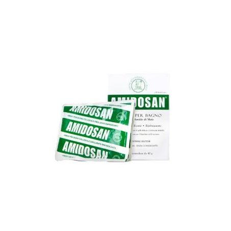 Amidosan Polvere Detergente Lenitiva Emolliente Rinfrescante 7 Bustine 40 G