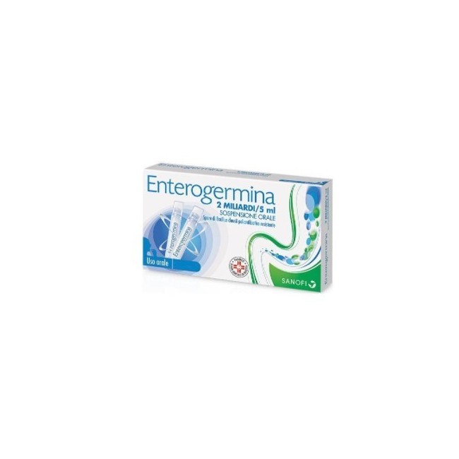 Enterogermina 2 Miliardi / 5 Ml Sospensione Orale Spore Di Bacillus Clausii Poliantibiotico Resistente – Uso Orale