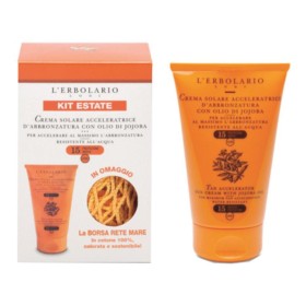 Kit Crema Acceleratrice Abbronzatura Spf15 + Omaggio Borsa Rete