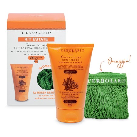 Kit Crema Solare Spf30 + Omaggio Borsa Rete