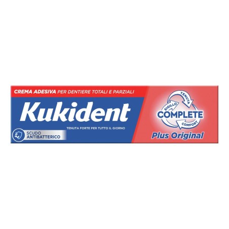 Kukident Plus Original Crema Adesiva Dentiere 40 G