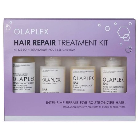 Olaplex Hair Repair Treatment Kit 1 N0 Intensive Bond Builder 155 Ml + 1 N3 Hair Perfector 100 Ml + 1 N4 Bond Maintenance Shampo
