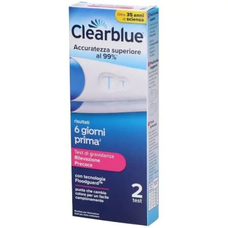 Test Di Gravidanza Clearblue Visuale Precoce 2 Pezzi