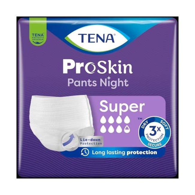 Pannolone A Mutandina Tena Pants Night Super L 10 Pezzi