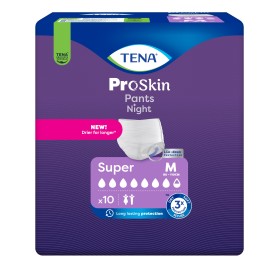Pannolone A Mutandina Tena Pants Night Super M 10 Pezzi