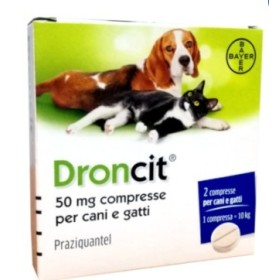 Droncit 50 Mg Compresse Per Cani E Gatti