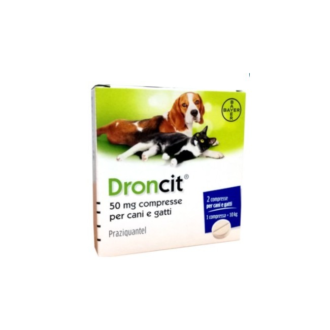 Droncit 50 Mg Compresse Per Cani E Gatti
