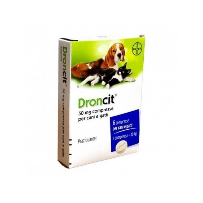 Droncit 50 Mg Compresse Per Cani E Gatti