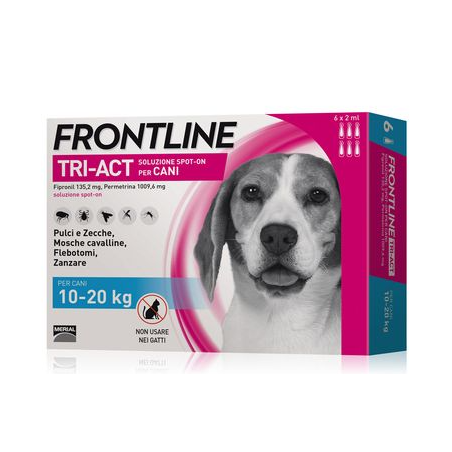 Frontline Tri-act Soluzione Spot-on Per Cani Di 10-20 Kg