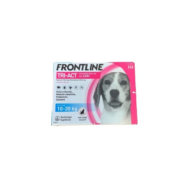 Frontline Tri-act Soluzione Spot-on Per Cani Di 10-20 Kg